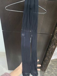 black and skin colour sheer tights