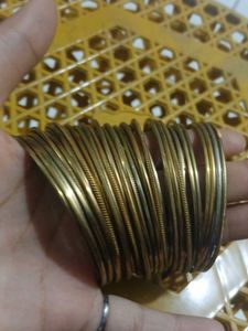 41 gold bangles