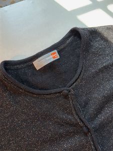Sparkly Black Cardigan