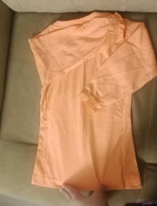 Cute Butterfly Print Orange T-Shirt