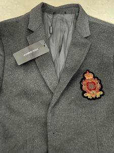 Dolce & Gabbana Men's Blazer with Crest Patch