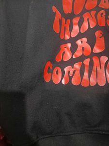 Classic Black Hoodie (it has fabric bobbles)