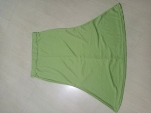 Pista Green Silk Peticot Heavy Material