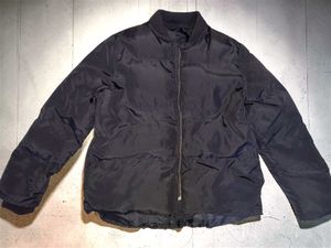 Black Puffer Bomber Jacket