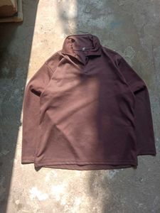 Brown Long Sleeve tshirt boxy fit
