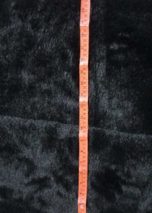 Fuzzy Black shining fur stole