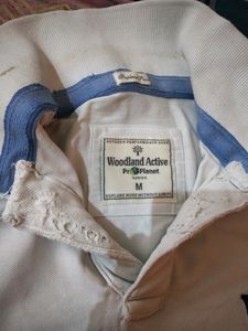 White Woodland Tshirt M Size