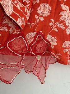 Stylish Designer Butterfly Worked Coord Set