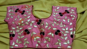 beautiful gotta patti silk saree
