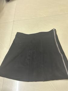Chic Black A-Line Skirt