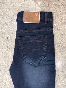 Stylish Dark Wash Slim Fit Jeans