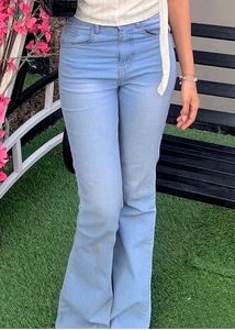 Light Wash Flare Jeans
