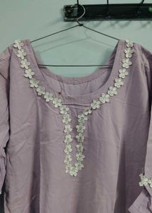 levendar 3xl salwar kurta set floral lace cotton