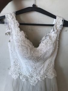 Corset Style Fluffy  Wedding Bridal Goen