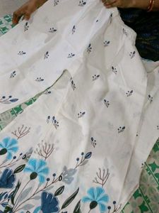 kurti with pajama printed as shown