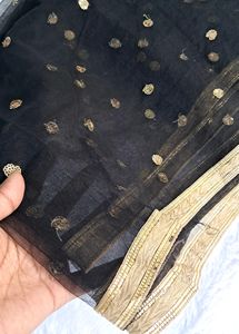 Black Heavy Embroidered Lehenga