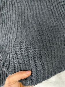 Zara Chunky Knit Mock Neck Sweater