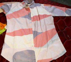 Chic Striped Button-Down Shirt for women