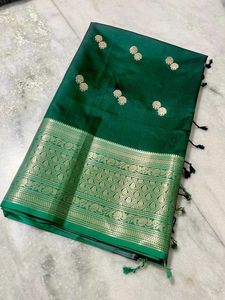 Soft Silk Allover Booti Saree