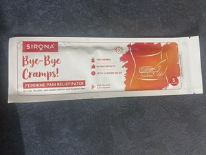 Sirona Bye-Bye Cramps Feminine Pain Relief Patch