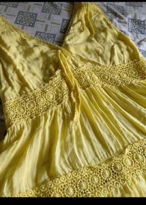 Yellow Summer Midi Dress