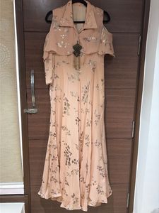 New Gown Peach cold shoulder