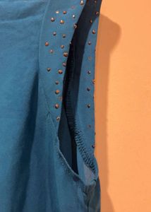Vibrant Blue Sleeveless Top