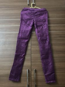 Purple Skinny Pants