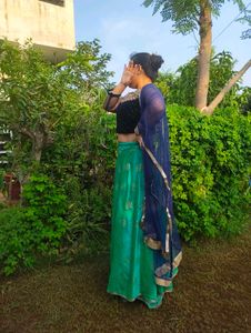 Stunning Teal Lehenga Choli