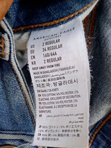 American Eagle Blue Wash Skinny Jeans