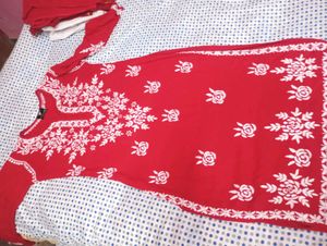 new silk saree handwork kurt