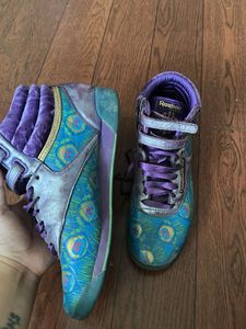 Reebok High Top Sneakers - Peacock Design