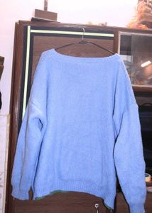 Cow Landscape Knit Sweater