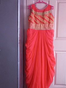 Orange dress