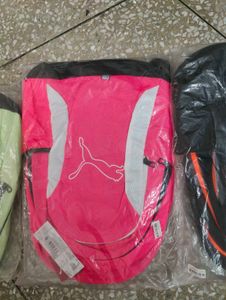 Puma Backpack set - Neon Green, pink and orange