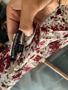 Floral Print Spaghetti Strap Dress