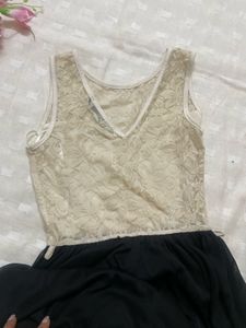 Elegant Lace Top Dress