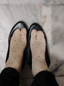 Women's Toe Socks with Polka Dots