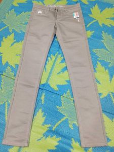 Stylish Beige Slim Fit jeans