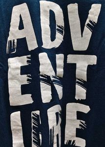 Men's Blue Adventure Graphic T-Shirt