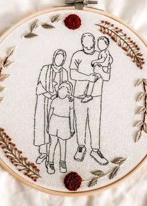Linear Hoopart Hoop Embroidery