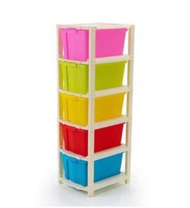 New Colorful 5-Drawer Storage Organizer