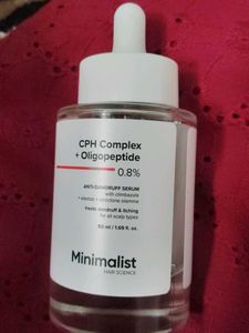 minimalist anti dandruff hair serum