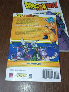 Dragon Ball Z Super Manga Volume 1 And 2