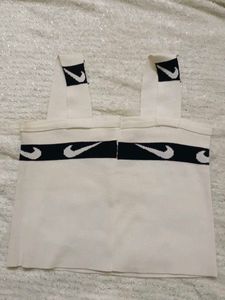 Nike Crop Top - Off White