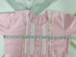 Pretty Pink Kurta Set with Dupatta