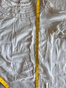 Elegant White Embroidered Top