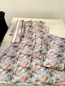 Aurelia Pure Muslin fabric Kurta Set