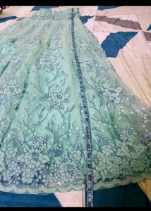 Elegant Embroidered Ethnic Gown