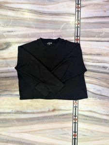 Classic Black Long Sleeve Top